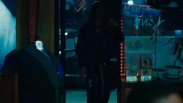 Rick Owens DRKSHDW Recubierto Black Wide Side Snap Pants usados por Lil Tecca en el video musical de TEC