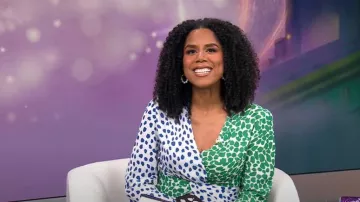 Robe Opt Cope portée par Adriana Diaz vue dans CBS Mornings le 22 septembre 2023