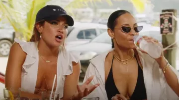 Dior Eye­wear But­ter­fly-frame Sun­glass­es worn by Sai de Silva as seen in The Real Housewives of New York City (S14E11)