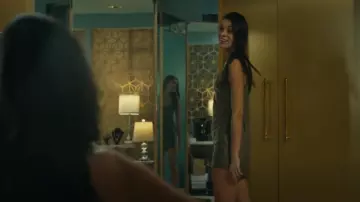 Nbd To­bias Mi­ni Dress In Olive Green worn by Cruz Manuelos (Laysla De Oliveira) as seen in Special Ops: Lioness (S01E07)