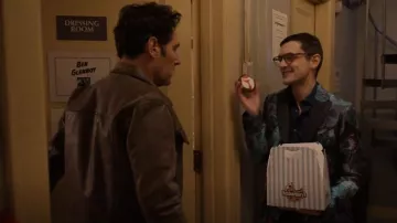 John Varvatos John Var­vatos Saul Truck­er Jack­et worn by Ben Glenroy (Paul Rudd) as seen in Only Murders in the Building (S03E09)