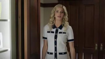 Maje Roliano Dress worn by Ingrid Kannerman (Allegra Rose Edwards) as seen in Upload (S02E06)