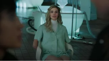 Sandro Tailored Shorts worn by Ingrid Kannerman (Allegra Rose Edwards) as seen in Upload (S02E07)