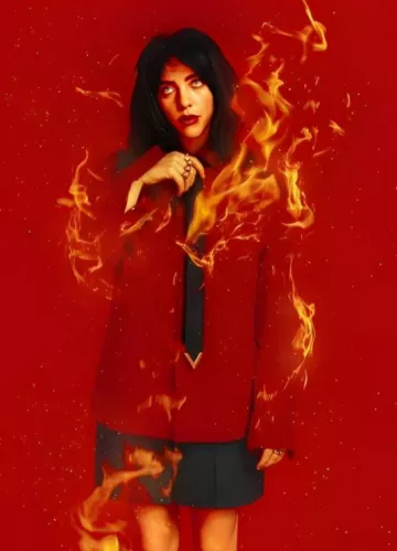 Chemise à manches longues en popeline de coton lourd Maison Valentino portée par Billie Eilish au Allure Photoshoot le 28 septembre 2023