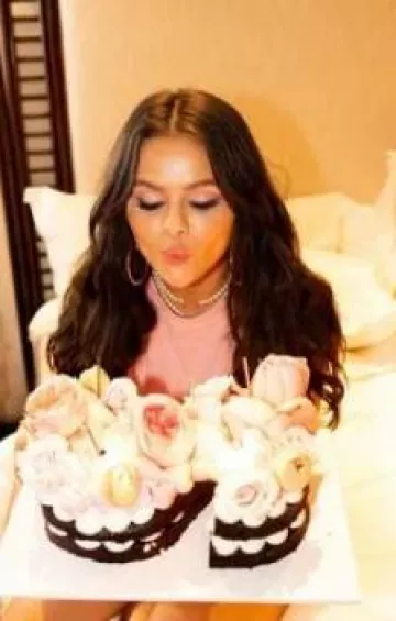 Jennifer Fisher White Freshwater Pearl Necklace worn by Selena Gomez on her Instagram Post on July 22, 2023