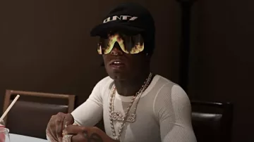Rick Owens Black Cunty Hat worn by Lil Uzi Vert in NFL music video