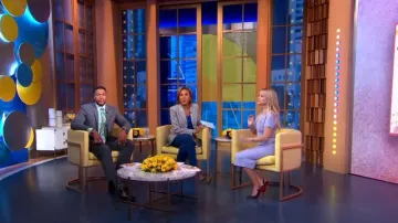 Christian Louboutin Nudes Hot Chick leather Pumps worn by Reese Witherspoon as seen in Good Morning America on  September 28, 2023