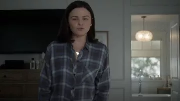 Chemise Rails Hunter en menthe / cendre / bleu portée par Jodie (Ginnifer Goodwin) comme on le voit dans Pivoting (S01E09)