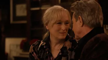 Sea Estrella Dress worn by Loretta Durkin (Meryl Streep) as seen in Only Murders in the Building (S03E10)