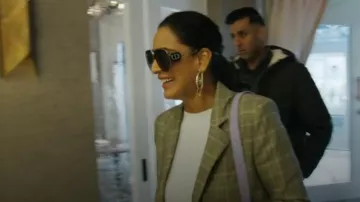 Gafas de sol Dior Bobby 65mm Aviator usadas por Jessel Taank como se ve en The Real Housewives of New York City (S14E12)