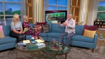Ted baker Lilzaan Bodycon Vestido usado por Holly Willoughby como se ve en This Morning el 2 de octubre de 2023
