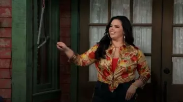 Rodeo Lovely Jenny Button Up worn by Lou Hockhauser (Miranda May) as seen in BUNK'D (S07E01)