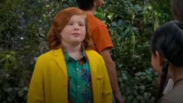 Unicomidea 3D Print Hawaiian Shirt worn by Corbin(Gracen Newton) as seen in BUNK'D (S07E01)