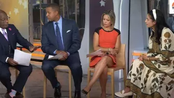 Sue Sartor Sue Sartor Flounce usado por Jacqui Gifford como se ve en Today el 4 de octubre de 2023