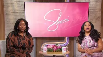 Fashion Nova Feel Good Zebra Jumpsuit worn by  Toria Townsend as seen in Sherri on  October 3, 2023