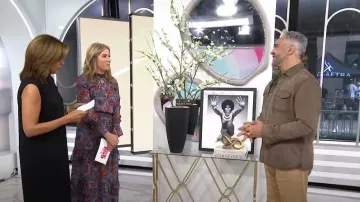 John Varvatos Izzy Suede Shirt Jacket worn by Martyn Lawrence Bullard as seen in Today with Hoda & Jenna on October 4, 2023