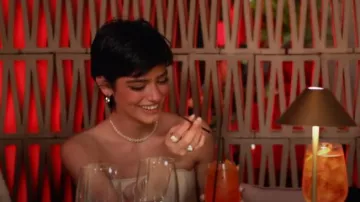 Fossil Watch Ring Two-Hand Stainless Steel worn by Dixie D'Amelio as seen in The D'Amelio Show (S03E04)