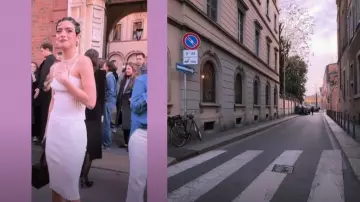 Guizio Rib Slinky Jupe portée par Dixie D’Amelio vue dans The D’Amelio Show (S03E04)