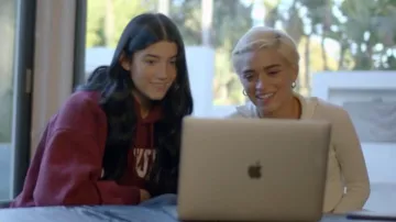 Brandy Melville Arden Hoodie worn by Dixie D'Amelio as seen in The D'Amelio Show (S03E06)