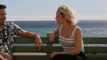 Rag & Bone Essential Rib Tank Top worn by Juliet Higgins (Perdita Weeks) as seen in Magnum P.I. (S05E11)