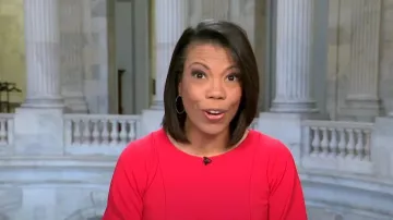 DKNY Robe fourreau à manches ballon portée par Nikole Killion comme vu dans CBS Mornings le 3 octobre 2023