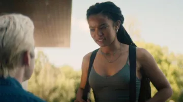Bozzolo Wom­ens V-Neck Rib Ca­mi worn by Marie Moreau (Jaz Sinclair) as seen in Gen V (S01E04)