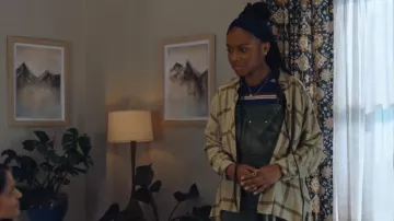 Urban Outfitters Flan­nel But­ton Down Shirt worn by Naomi McDuffie (Kaci Walfall) as seen in Naomi (S01E06)