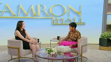 Pantalon sur mesure Givenchy Wool Flare porté par Tamron Hall vu au Tamron Hall Show le 5 octobre 2023
