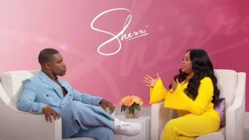 Amiri Relax Db Blazer Jacket porté par Kirk Franklin vu dans Sherri le 4 octobre 2023