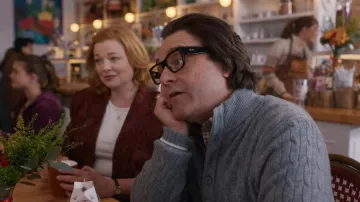 Ray-Ban eyeglasses worn by Ty Warner (Zach Galifianakis) as seen in The Beanie Bubble