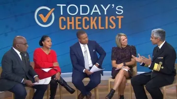 1901 Puff Sleeve Tweed Fringe Front Pocket Shift Dress worn by Dylan Dreyer as seen in Today on  October 10, 2023