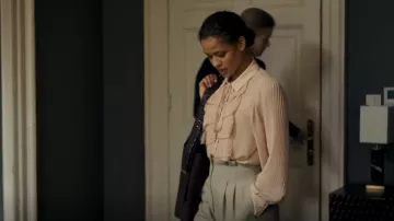 Stella McCartney Medium Hobo Shoulder Bag worn by Jane (Gugu Mbatha-Raw) as seen in The Girl Before (S01E01)