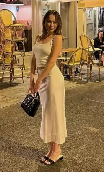Dior Lady Dior Mini Bag worn by Alycia Debnam-Carey on her Instagram Post on July 13, 2023