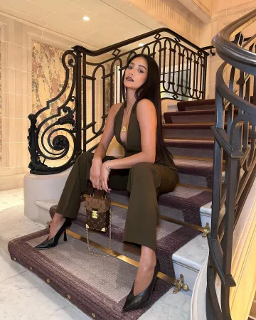 Jimmy Choo Maryanne 100 worn by Shay Mitchell on her  Instagram on October 8, 2023