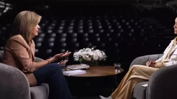 Cinq a Sept Khloe Ruched Sleeve Blazer worn by Hoda Kotb as seen in Today on October 13, 2023