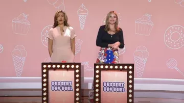 Black Halo Patel Short Sleeve Jumpsuit worn by Hoda Kotb as seen in Today with Hoda & Jenna on October 13, 2023