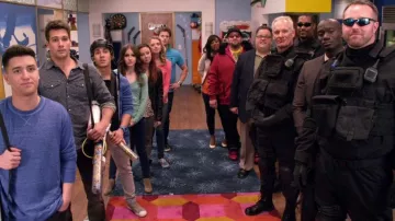 Wrancher Western Pearl Snap Black Shirt worn by James Diamond (James Maslow) in Big Time Rush (S04E07)