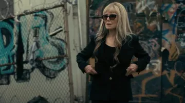 Maje Valilou Blazer worn by Madeline Usher (Mary McDonnell) as seen in The Fall of the House of Usher (S01E04)