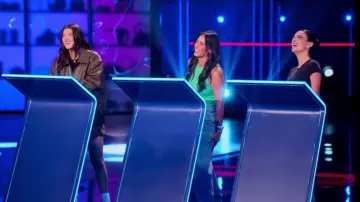 Urban revivo Pock­et Front Wide Leg Jeans worn by Heidi D'Amelio  as seen in Is It Cake? (S02E06)