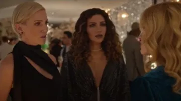 Combinaison Rotate Number 46 portée par Dinah Drake (Juliana Harkavy) dans Arrow (S08E09)