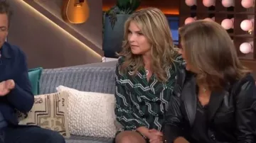 Veronica Beard Anoki Black Vegan Leather Dickey Jacket worn by Hoda Kotb as seen in Today on October 16, 2023