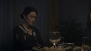 R13 Ba­by Bleach Cardi­gan worn by Margot Stokes (Isa Briones) as seen in Goosebumps (S01E05)