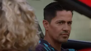 AllSaints Dustlands Floral Short Sleeve Button-Up Camp Shirt worn by Thomas Magnum (Jay Hernandez) as seen in Magnum P.I. (S05E13)