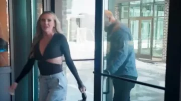 Alix NYC Lance Bodysuit in Black worn by Whitney Rose as seen in The Real Housewives of Salt Lake City (S04E07)