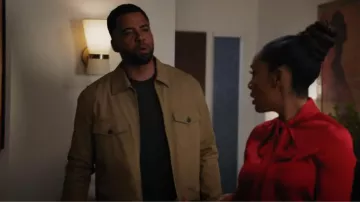 The Kooples Canvas Jacket worn by Robin Taylor (Christian Keyes) as seen in All Rise (S03E15)