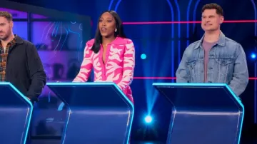 Levi’s Blanket Patch Denim Trucker Jacket porté par Liz Marek comme on le voit dans Is It Cake ? (S02E07)