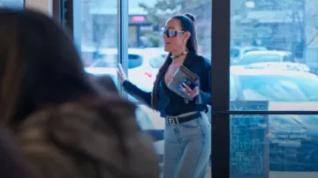 Gucci Supreme Monogram Mini Dionysus Chain Wallet worn by Angie Katsanevas as seen in The Real Housewives of Salt Lake City (S04E07)