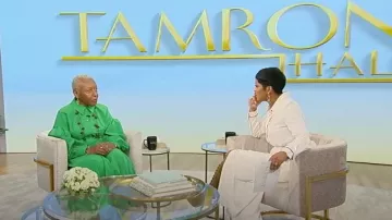 Gucci Belted Cotton-poplin Shirt Dress worn by Bethann Hardison as seen in Tamron Hall Show on October 17, 2023