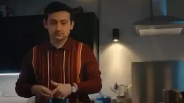 Next Long Sleeve Knitted Polo Shirt worn by Danny (Craig Roberts) as seen in Still Up (S01E07)