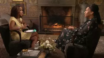 Robe de danseuse Zimmermann portée par Nicole Avant vue dans CBS Mornings le 17 octobre 2023